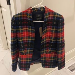 J.crew tartan plaid blazer NWT